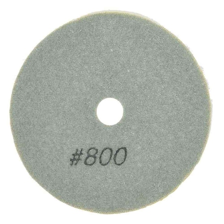 Specialty Diamond 4 Inch Diamond Wet Polishing Pad, 3mm Thick 800 Grit BRTW4800